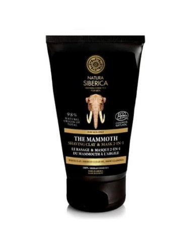 ARCILLA AFEITADO 2 EN 1 JABON Y MASCARILLA EL MAMUT  150ML