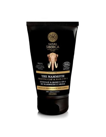 ARCILLA AFEITADO 2 EN 1 JABON Y MASCARILLA EL MAMUT  150ML