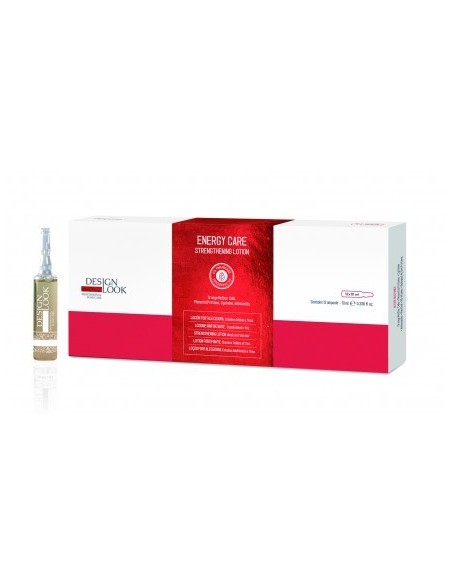 AMPOLLAS LOCION FORTALECEDORA CELULAS MADRE VEGETALES ENERGY CARE 12*10ML DESIGN LOOK