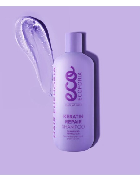 Champú reparador de queratina, 400 ml