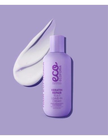 Crema sin aclarado Keratin Repair 15 en 1, 200 ml