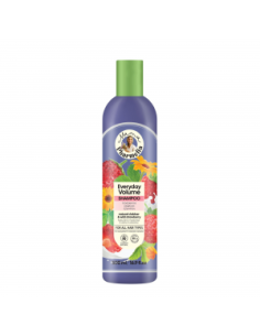 CHAMPÚ DE VOLUMEN DIARIO PARA TODO TIPO DE CABELLO CON LECHE CUAJADA Y FRESA SILVESTRE, 500ML