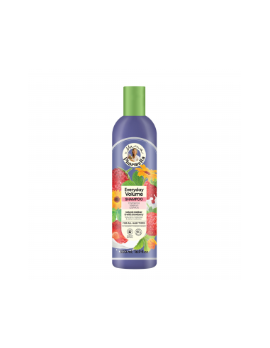 CHAMPÚ DE VOLUMEN DIARIO PARA TODO TIPO DE CABELLO CON LECHE CUAJADA Y FRESA SILVESTRE, 500ML