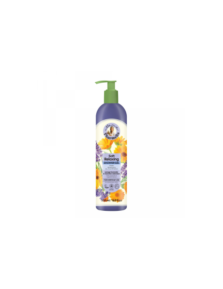 GEL DE DUCHA SUAVE & RELAJANTE PARA USO DIARIO CON LAVANDA SILVESTRE Y CALÉNDULA DE DE PRADERA, 500 ML