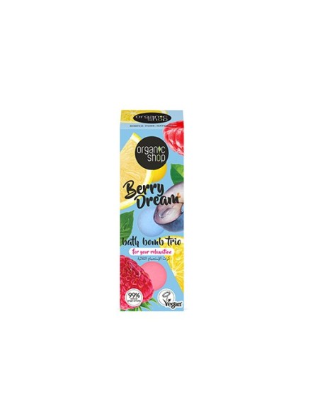 TRÍO DE BOMBAS DE BAÑO «BERRY DREAM»