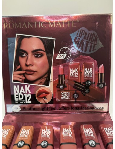 PALETA 12 LABIALES MATTE 24 H / OLÉ BELLEZA