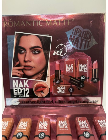 PALETA 12 LABIALES MATTE 24 H / OLÉ BELLEZA