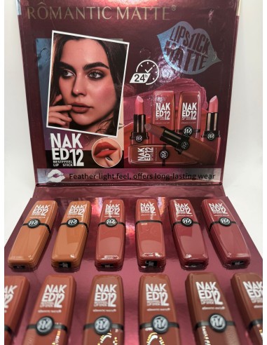 PALETA 12 LABIALES MATTE 24 H / OLÉ BELLEZA