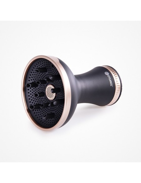 SECADOR DIFUSOR STYLANCE NEGRO Y ORO ROSA