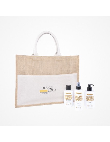 PACK PROMO SOLAR CARE DESIGN LOOK _CHAMPU 300 + MASCARILLA 300 + LEAVE IN 200 + BOLSO REGALO